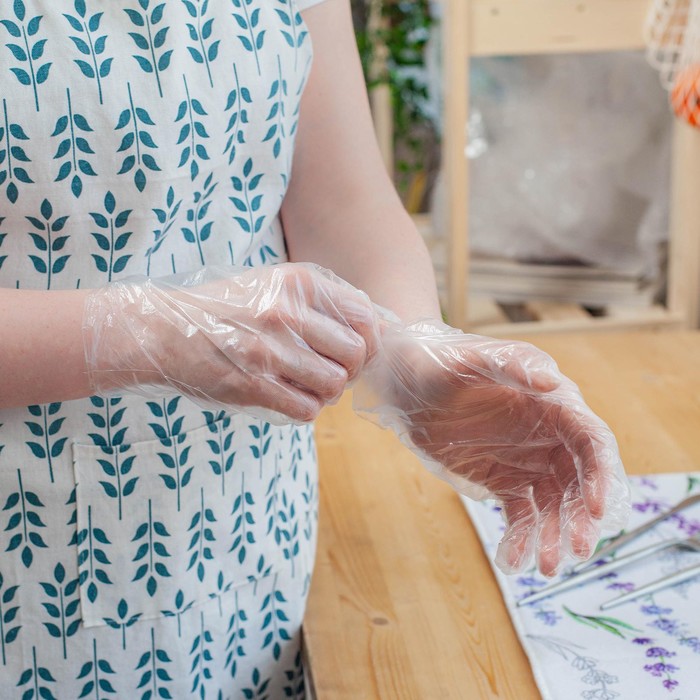 товар Перчатки полиэтиленовые, прозрачные, M V8-0032